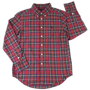 Ralph Lauren Long Sleeve Red Plaid Button Down